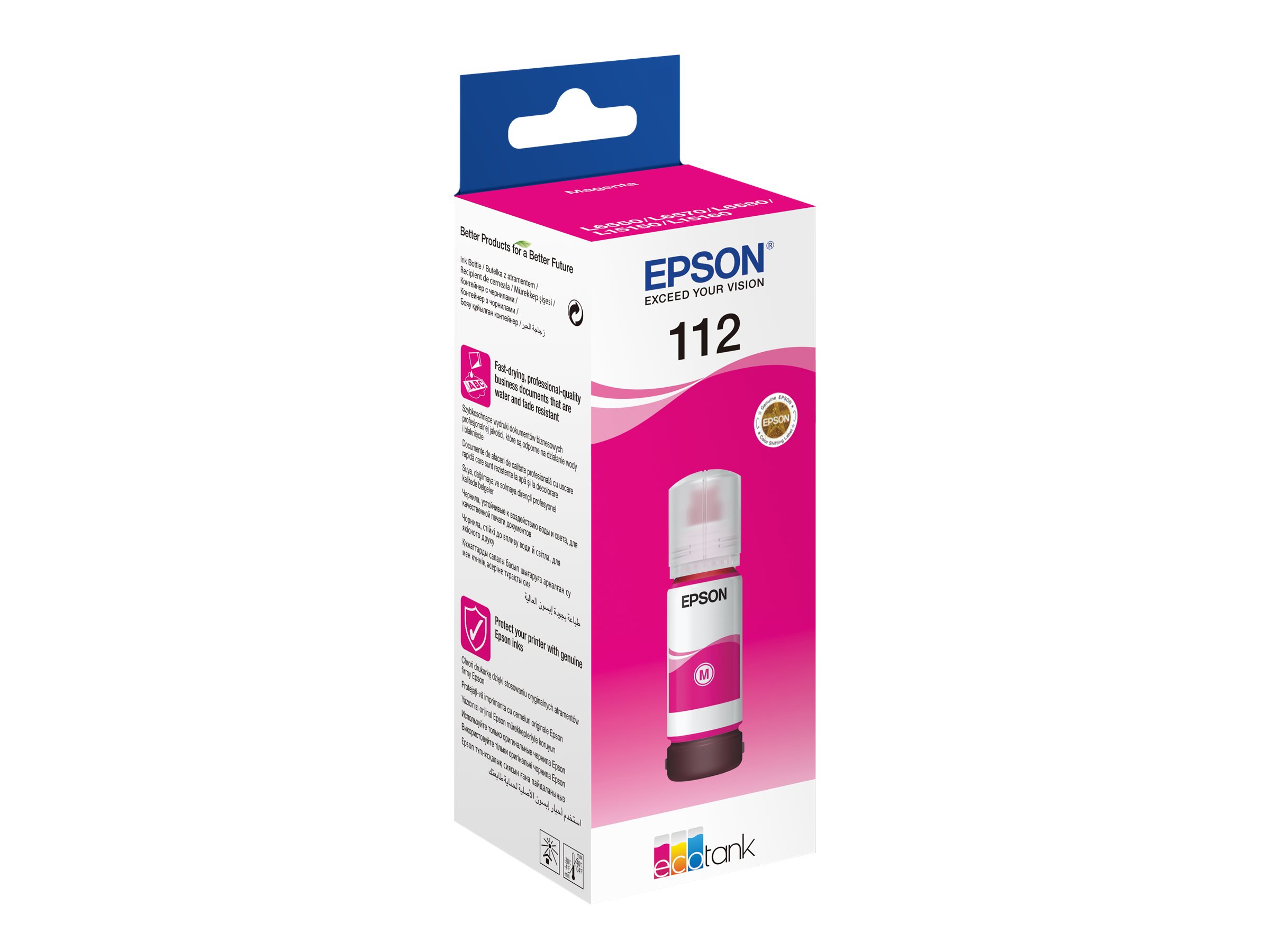 Epson Tinte 112 magenta für EcoTank L11160, L15150, L15160,