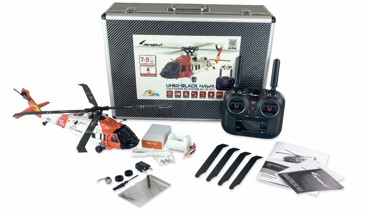 Amewi RC Helikopter UH60 Li-Po Akku 1350mAh 14+, Ansicht 2