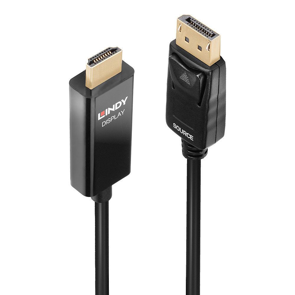 Lindy Adapterkabel - DisplayPort männlich zu HDMI männlich, Ansicht 2