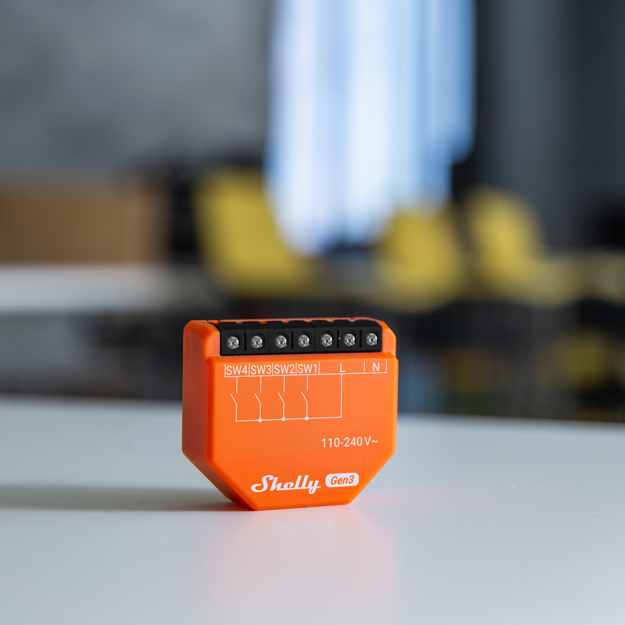 Shelly · Unterputz·i4 Gen3· Szenenaktivierer· WLAN· BT, Ansicht 2