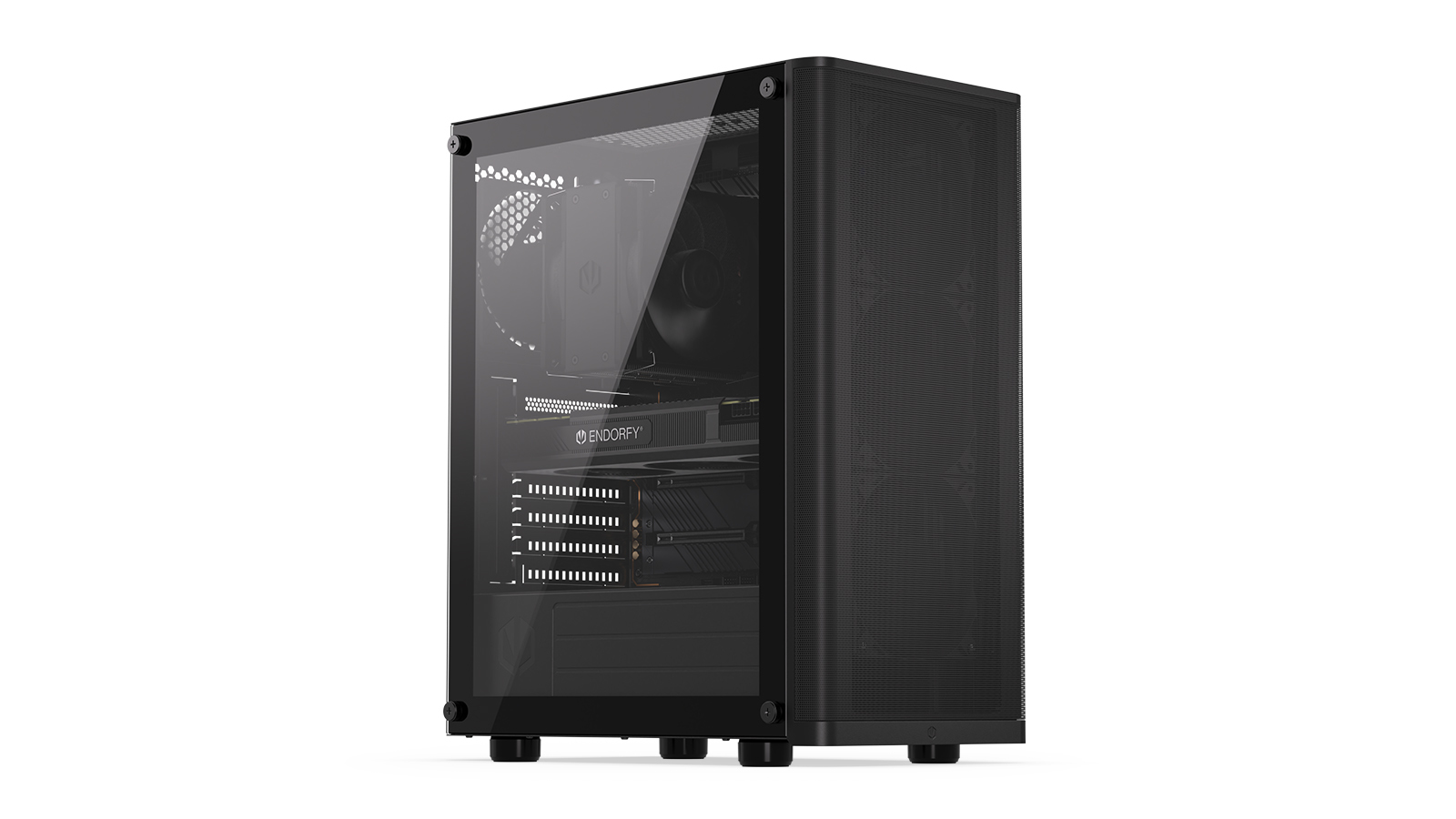 ENDORFY Ventum 200 Air - Mid tower - ATX - Seitenteil mit Fenster (gehärtetes Glas), Ansicht 2