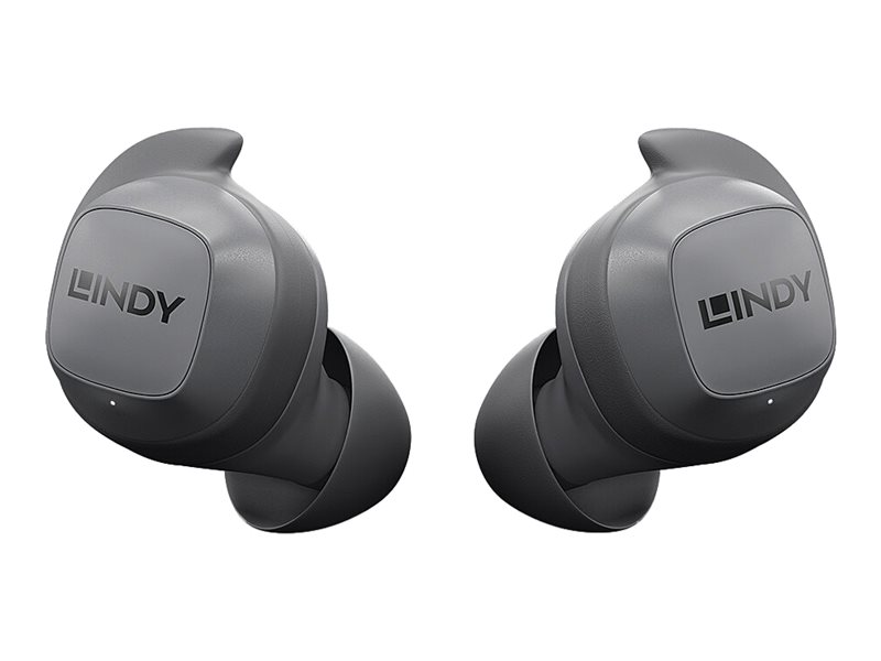 Lindy LE400W - True Wireless-Kopfhörer mit Mikrofon - im Ohr - Bluetooth - Schwarz