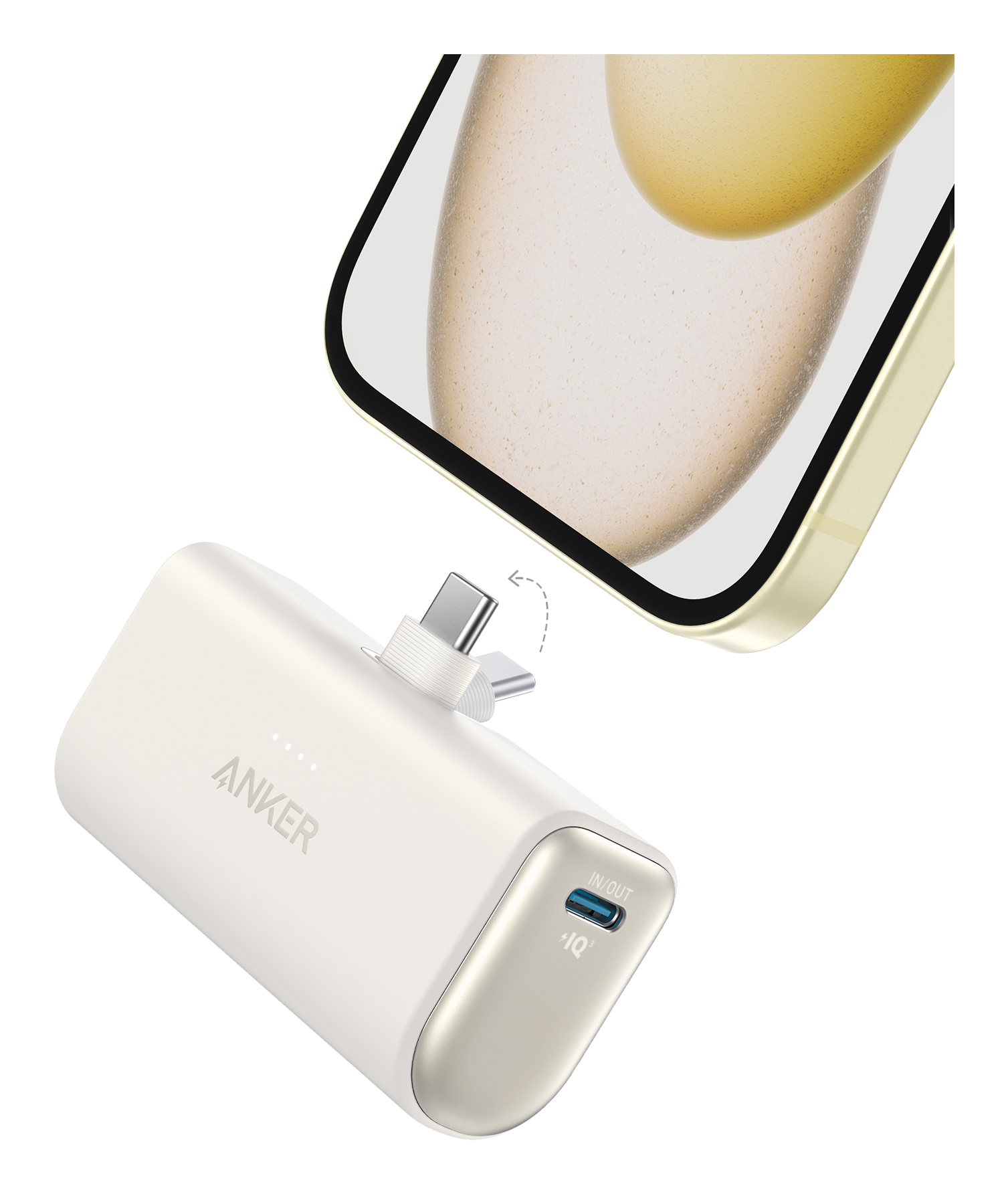 Anker Innovations Anker Nano - Powerbank - 5000 mAh - 22.5 Watt - 3 A (24 pin USB-C), Ansicht 2