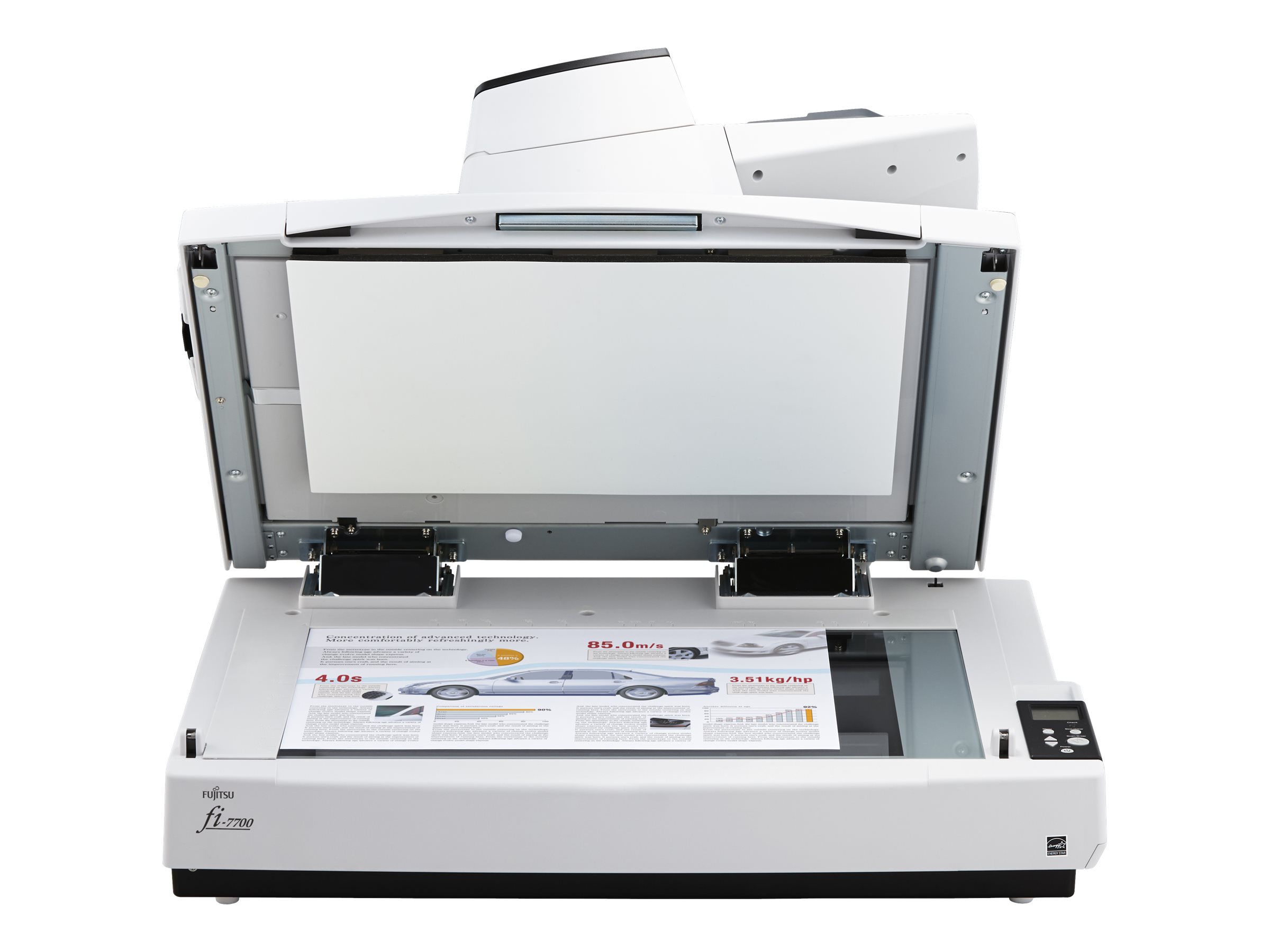 Fujitsu fi-7700S - Dokumentenscanner - Dual CCD - ARCH B - 600 dpi x 600 dpi - bis zu 75 Seiten/Min. (einfarbig)