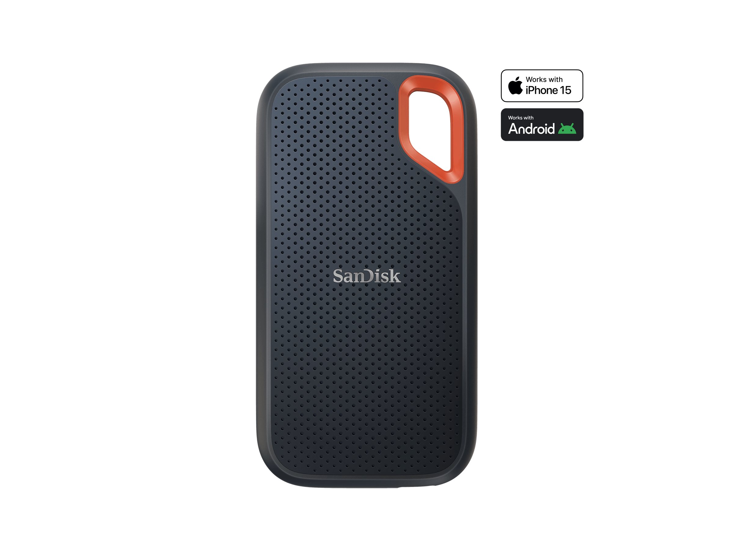 SanDisk Extreme - SSD - 1 TB - extern (tragbar) - USB 3.2 Gen 2 (USB-C Steckverbinder), Ansicht 4