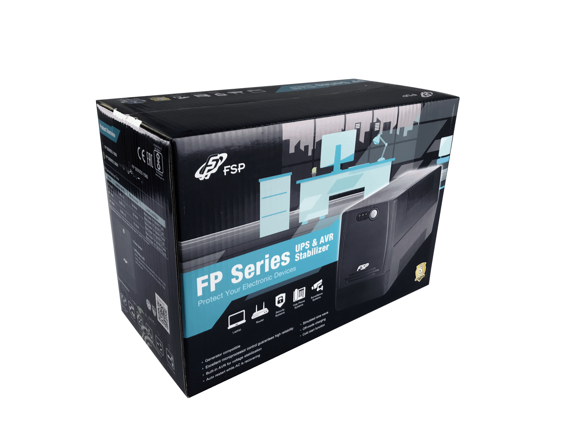 FSP FP 600 - USV - 110-120/220-240 V Wechselstrom V, Ansicht 2