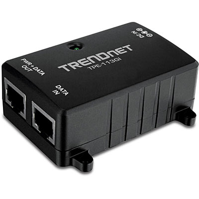 TRENDnet TPE-113GI - Power Injector - Wechselstrom 100-240 V, Ansicht 2