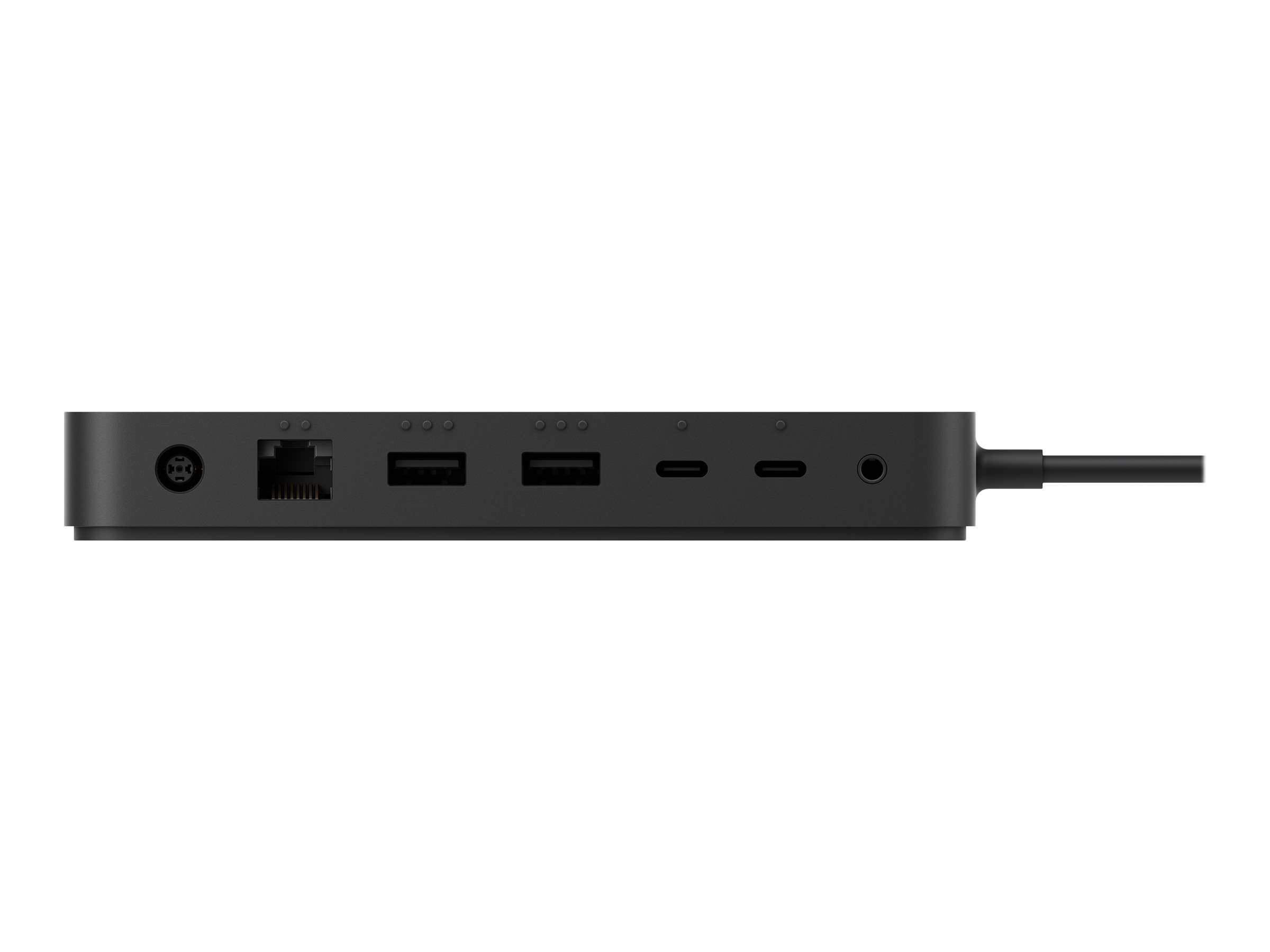 Microsoft Surface Thunderbolt 4 Dock - Kabelgebunden - Thunderbolt 4 - 2500 Mbit/s - Schwarz - Kensington - Microsoft, Ansicht 4