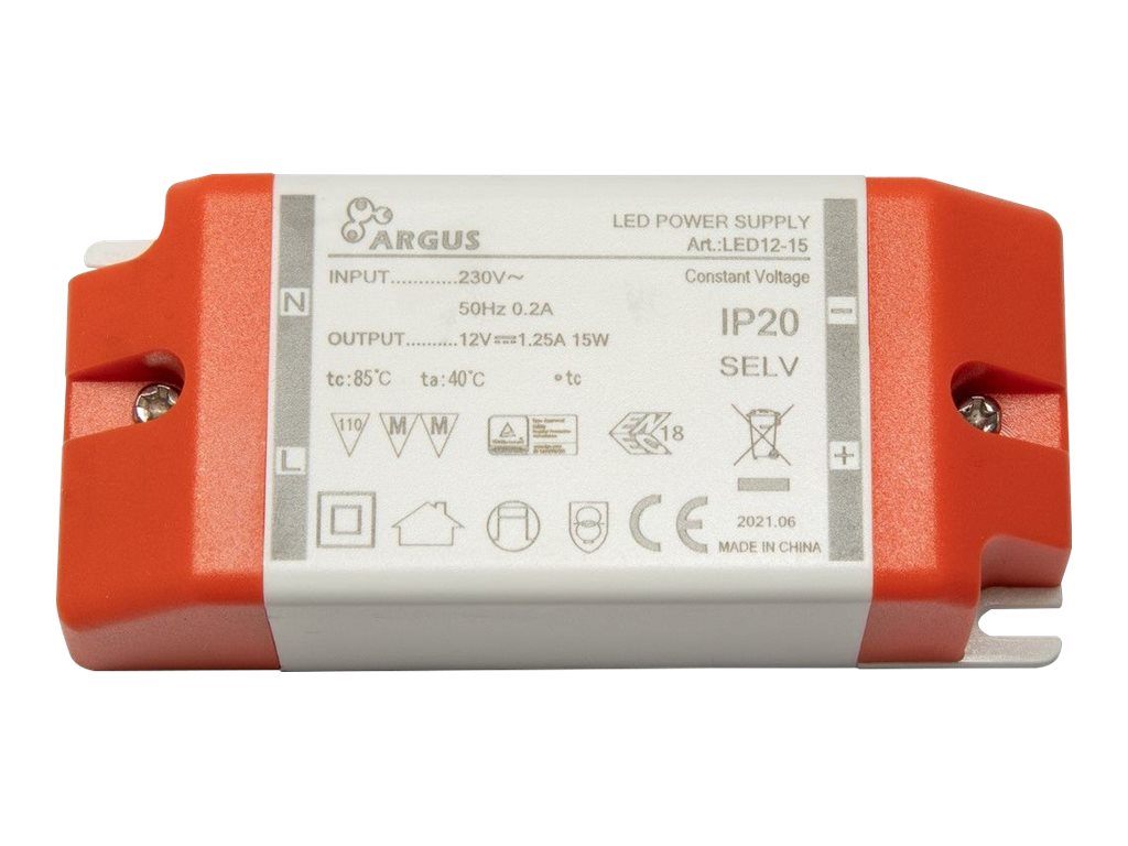 Inter-Tech LED12-15 - LED-Treiber - 15 Watt - 1.25 A (2-polige Klemmleiste), Ansicht 3