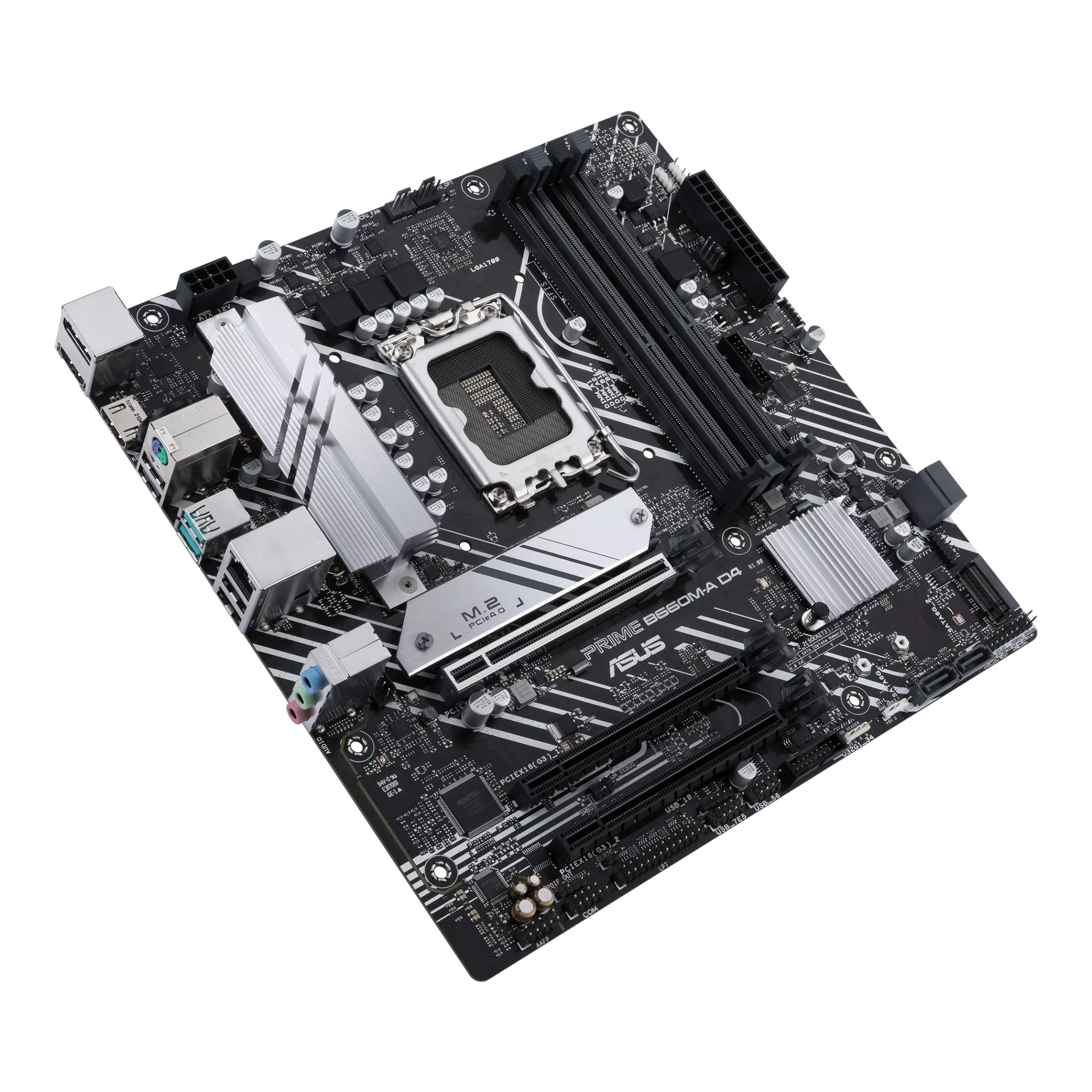 ASUS MB ASUS PRIME B660M-A D4-CSM (Intel,1700,DDR4,mATX), Ansicht 2