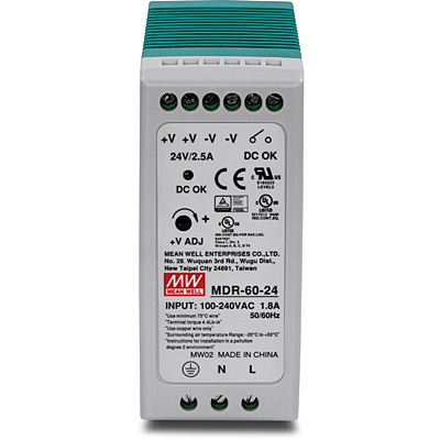 TRENDnet TI-M6024 - Netzteil (DIN-Schienenmontage möglich), Ansicht 2