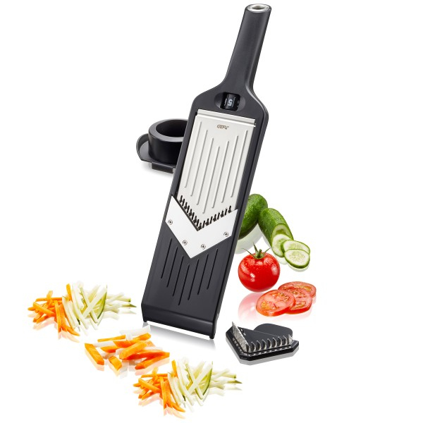 GEFU V-Hobel Julienne Violi 2.0 - Manuell - 5 mm - Schwarz - ABS Synthetik - Edelstahl - 1 mm - weich, Ansicht 2