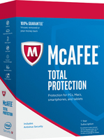 McAfee Total Protection - Abonnement-Lizenz 1 Jahr (MTP00GNR1RDD)