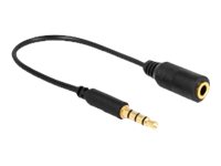 Delock Audio-Adapter - mini-phone stereo 3.5 mm weiblich zu mini-phone stereo 3.5 mm männlich