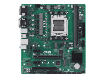 ASUS Pro A620M-C-CSM - Motherboard - micro ATX - Socket AM5 - AMD B650 Chipsatz - USB 3.2 Gen 1 USB 3.2 Gen 2 USB-C 3.2 Gen2 - Gigabit LAN - Onboard-Grafik (CPU erforderlich)