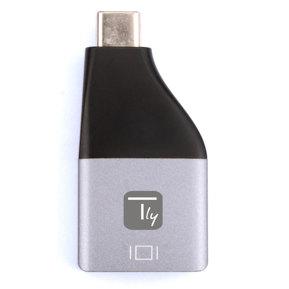 Techly Adapter DisplayPort F 1.2 auf USB-C M - Adapter - Digital/Daten, Ansicht 2