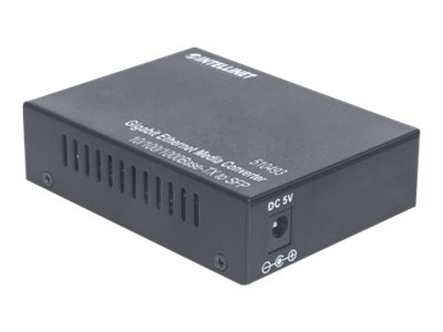 Intellinet Gigabit Ethernet to SFP Media Converter 101001000Base-Tx to SFP slot empty - Medienkonverter - 1GbE - 10Base-T 100Base-TX 1000Base-T - RJ-45  SFP (mini-GBIC)