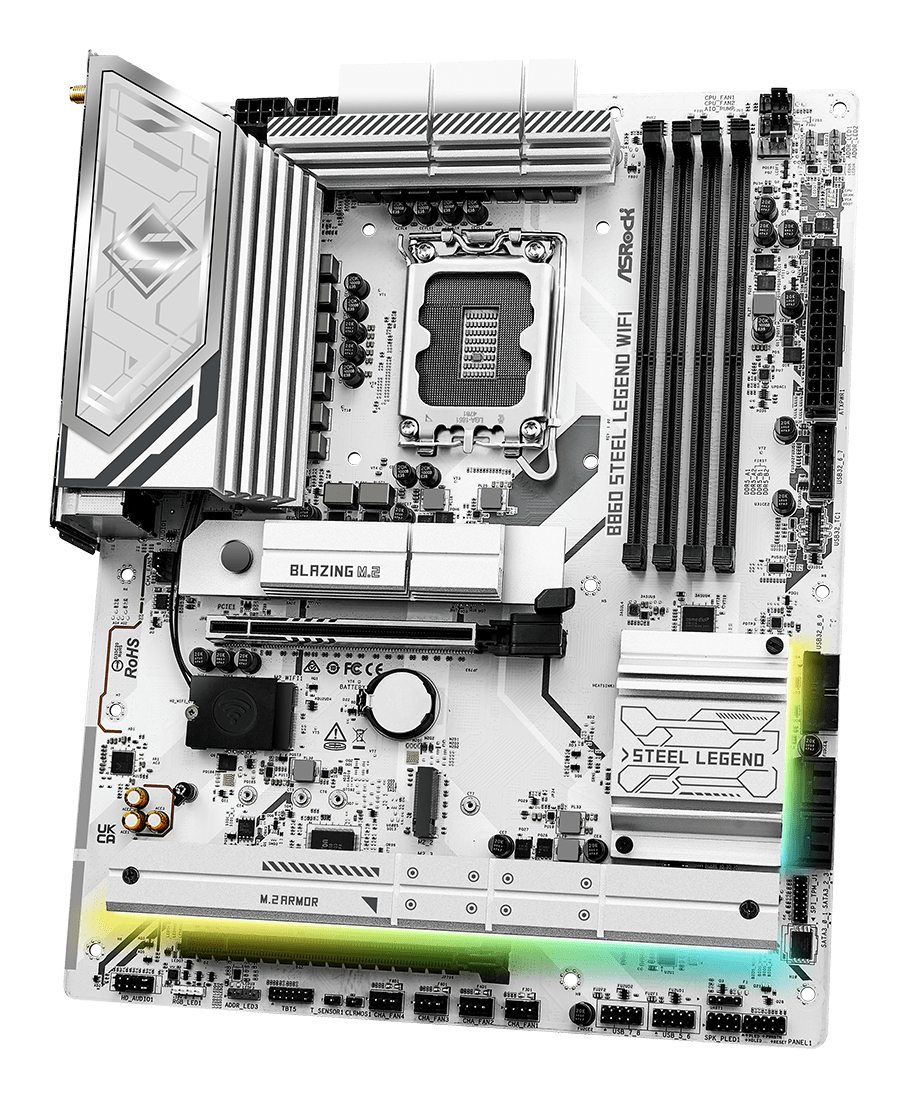 ASRock 90-MXBR30-A0UAYZ Mainboard - DDR5, Ansicht 4