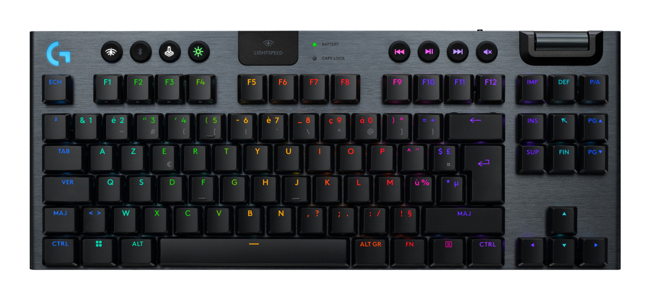 Logitech G G915 X - Tastatur - LIGHTSPEED - TKL - TL: Französisch, AZERTY, Ansicht 3