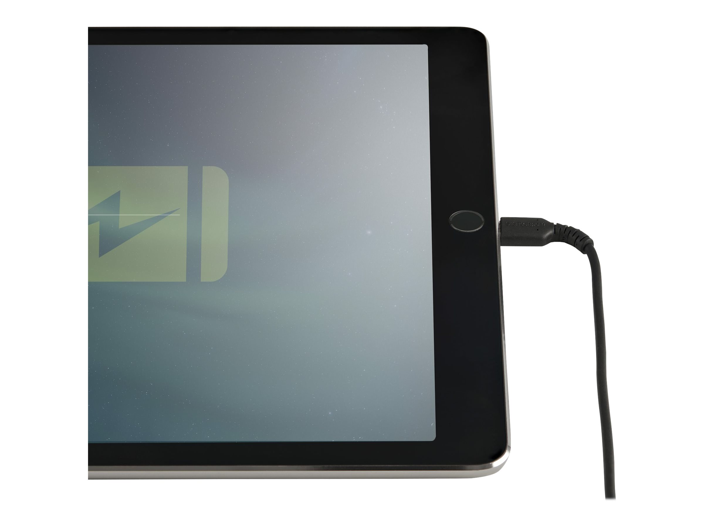 StarTech.com Startech 30cm USB-A auf Lightning-Kabel - Hochbelastbare, robuste Aramidfaser - Lade-/Synchronisationskabel - Apple MFi-zertifiziert iPad/iPhone 12 - Schwarz (RUSBLTMM30CMB)