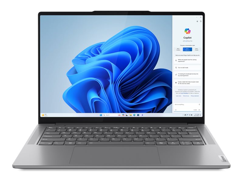 Lenovo Yoga Pro 7 14IMH9 83E2 - 180°-Scharnierdesign - Intel Core Ultra 7 155H  1.4 GHz - Evo - Win 11 Home - GF RTX 4050 - 32 GB RAM - 1 TB SSD NVMe - 36.8 cm (14.5)