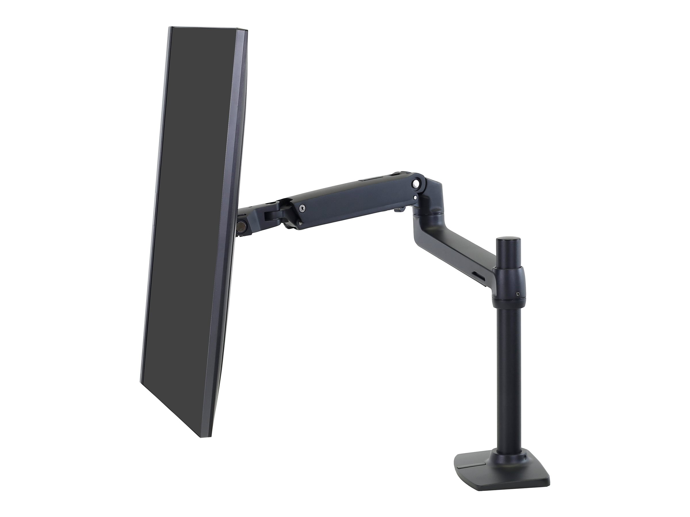 Ergotron Befestigungskit (Gelenkarm hohe Säule 2-teilige Tischklemme) - für Monitor - Aluminium - mattschwarz - Bildschirmgröße: bis zu 864 cm (bis zu 34 Zoll)