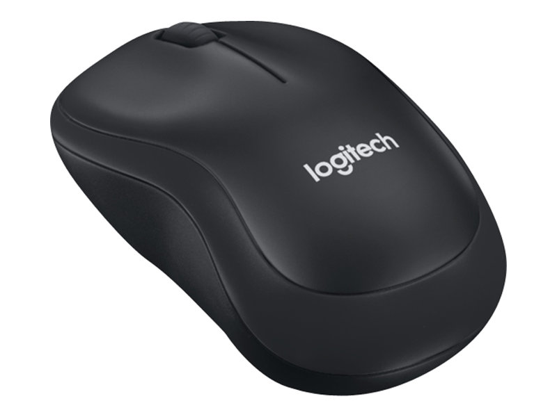 Logitech B220 Silent - Maus - optisch - 3 Tasten - kabellos - 2.4 GHz