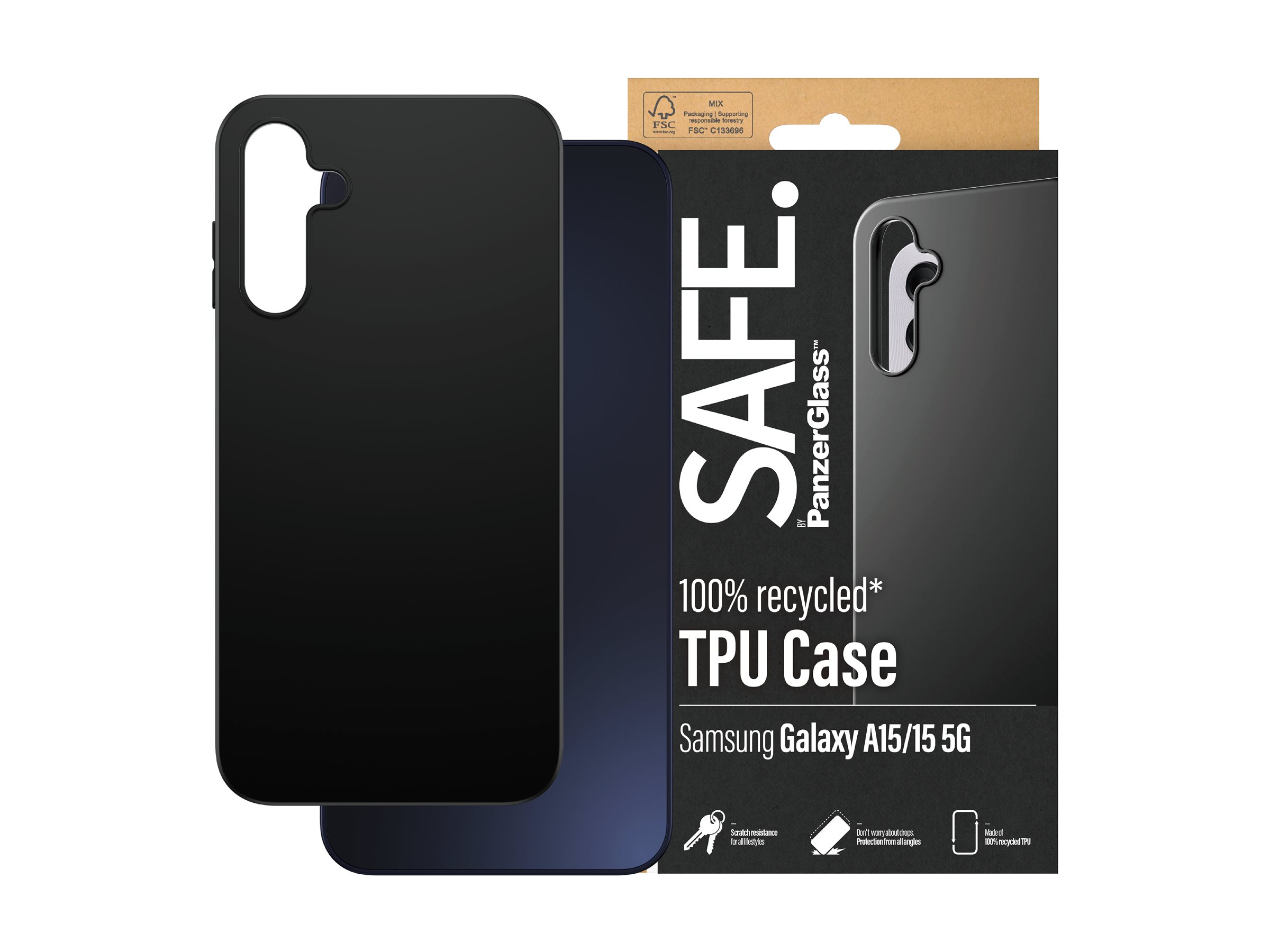 PanzerGlass SAFE. by Case Samsung New A14 A14 5G Black, Ansicht 3