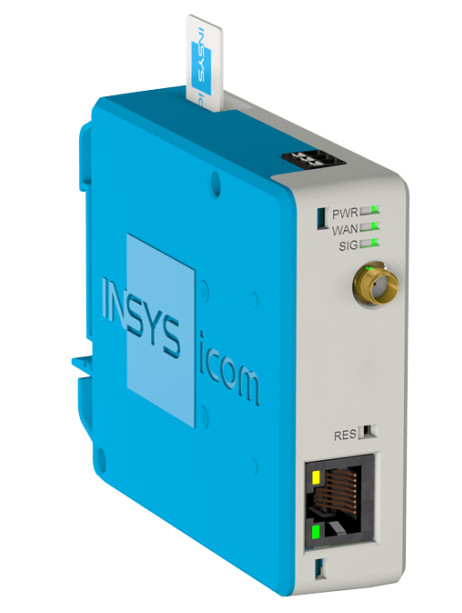 Insys icom MIRO-L100 - Router - WWAN - digitaler Eingang/Ausgang, Ansicht 2