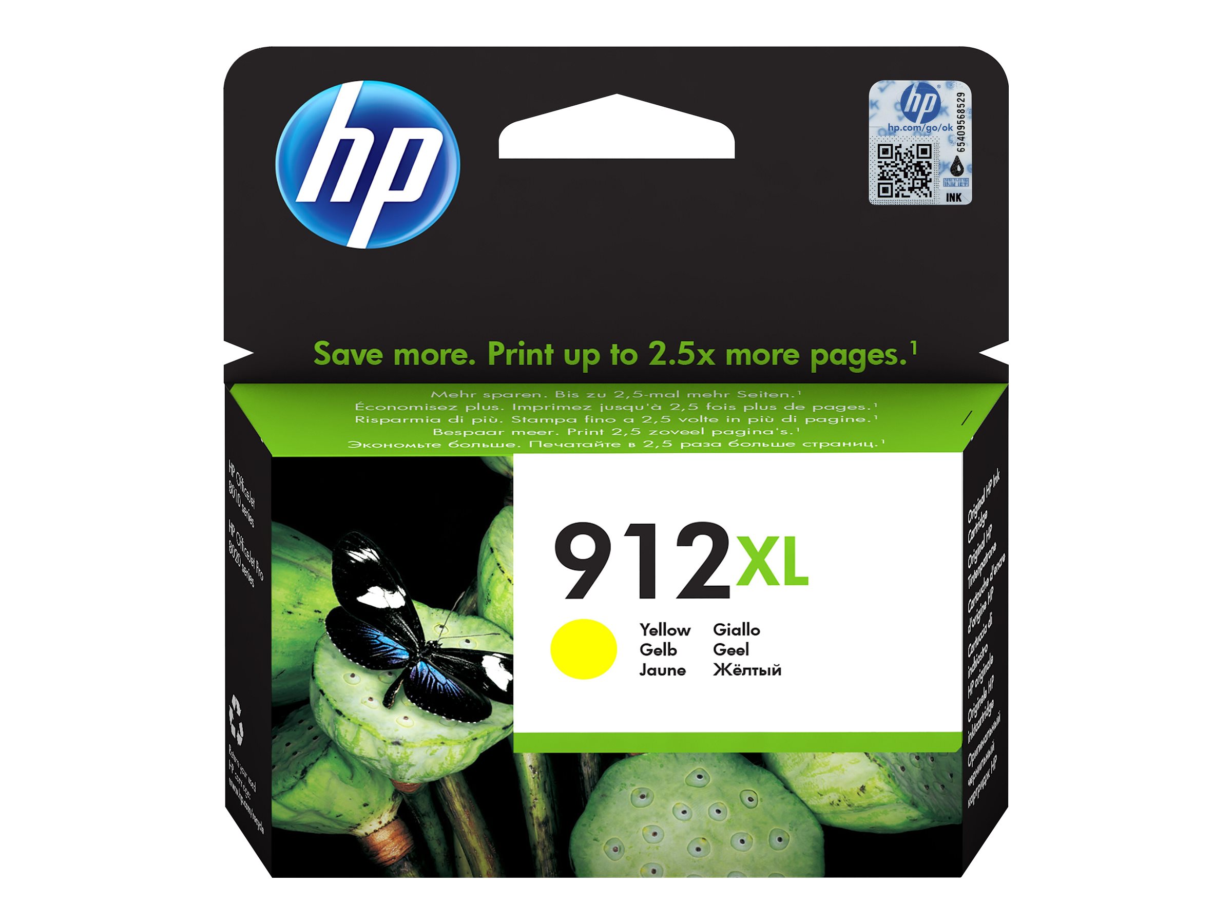 HP 912XL - 9.9 ml - Hohe Ergiebigkeit - Gelb
