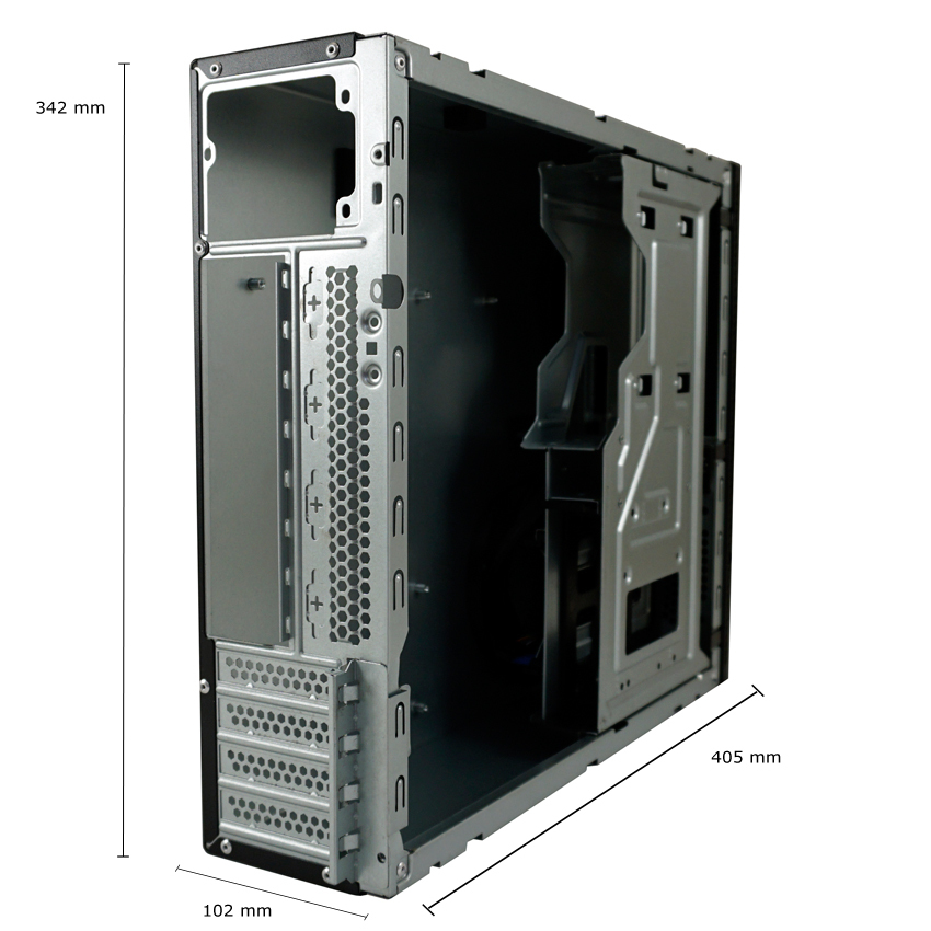LC-Power Geh Micro ATX 1406MB-TFX - Tower - ATX, Ansicht 4