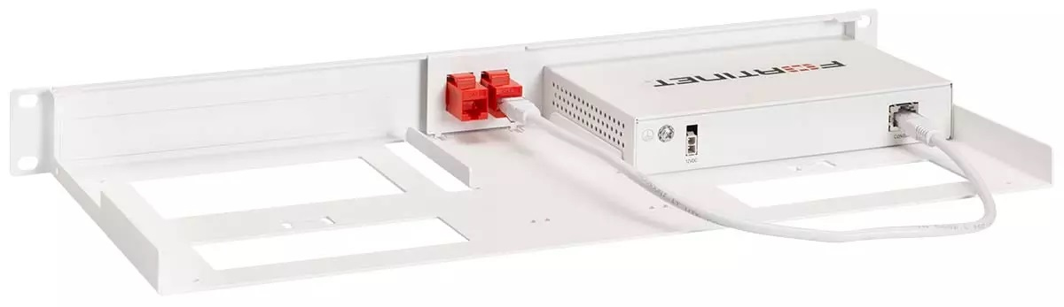 Rackmount.IT RM-FR-T17 - Netzwerk-Einrichtung - Rack montierbar - weiß, RAL 9003 - 1U - 48.3 cm (19), Ansicht 2