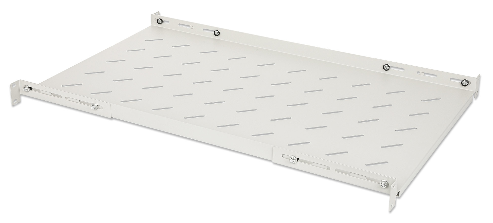 IC Intracom Intellinet - Rack - Regal - with variable rails, fixed mounting - Grau, RAL 7035 - 1U - 48.3 cm (19), Ansicht 4