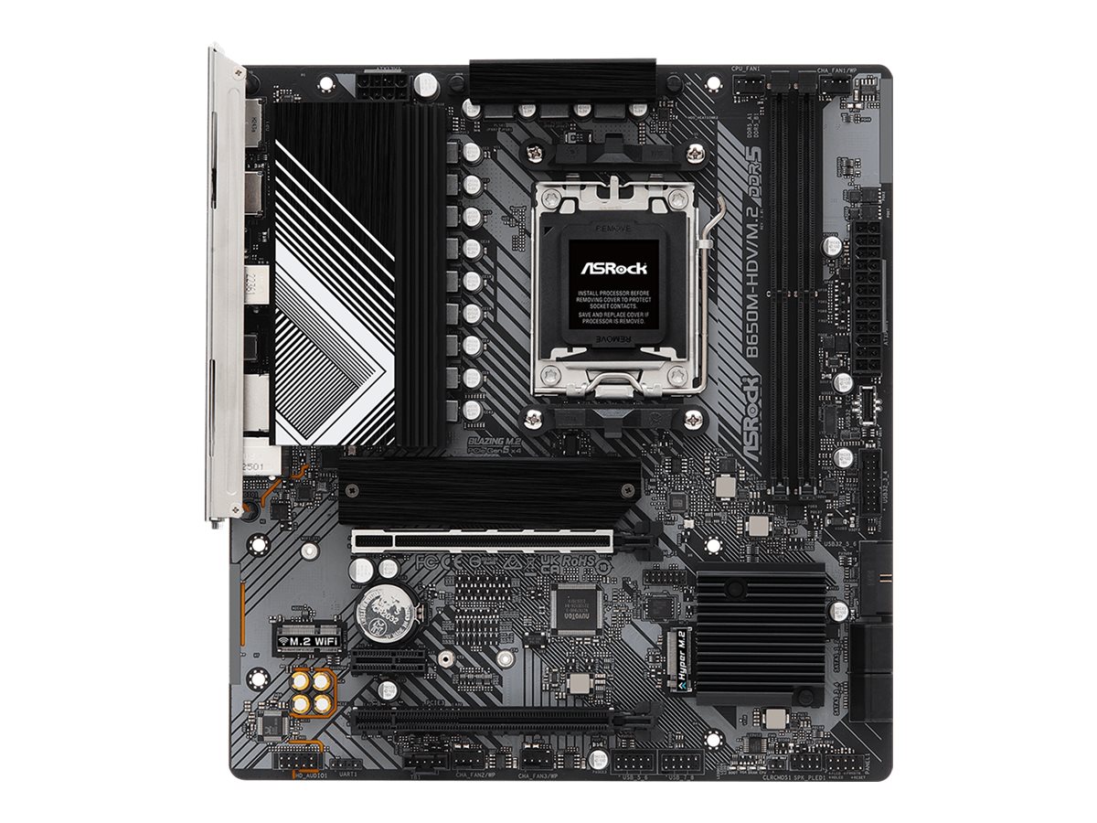 ASRock B650M-HDV/M.2 - Motherboard - micro ATX - Socket AM5 - AMD B650 Chipsatz - USB 3.2 Gen 1, USB-C 3.2 Gen2, USB-C 3