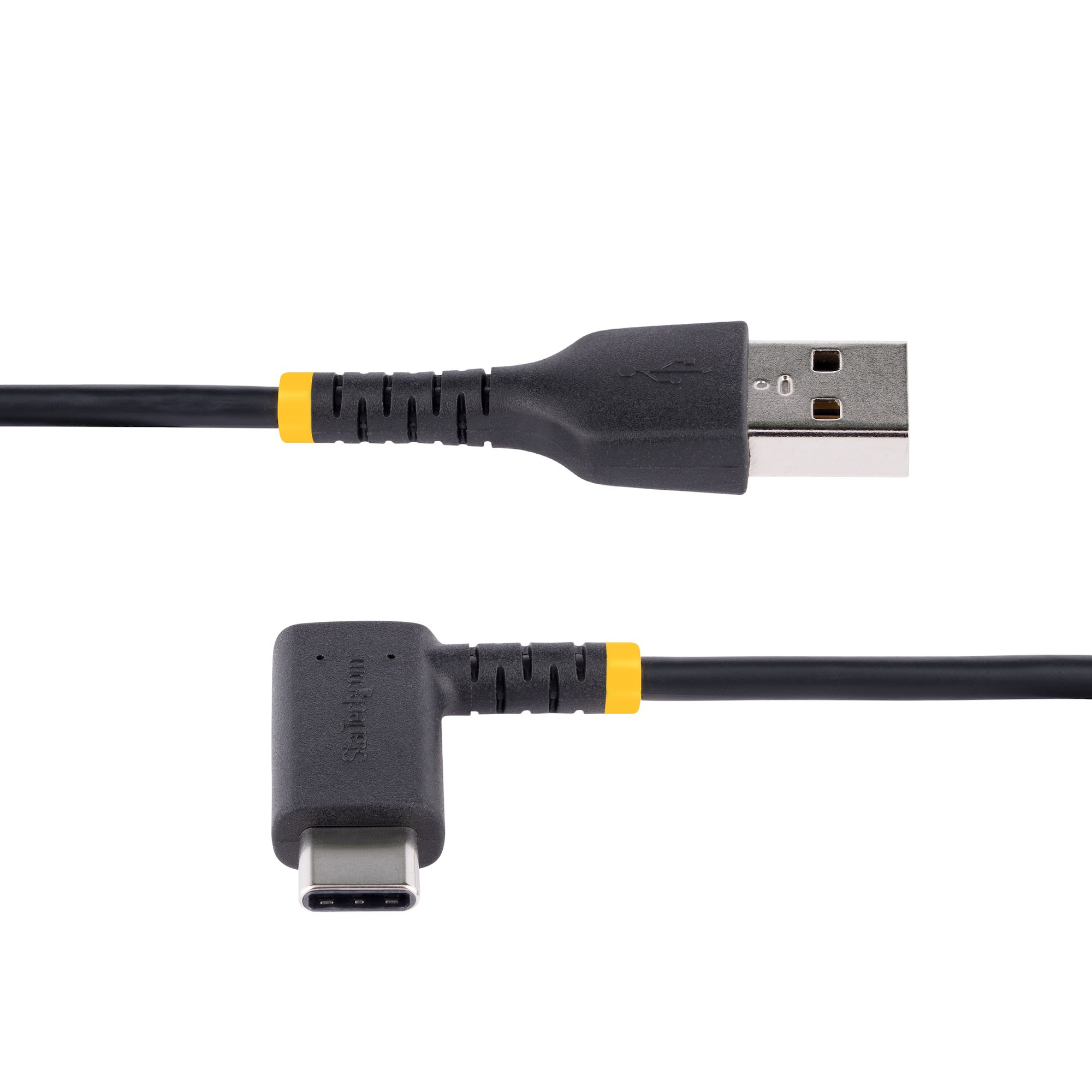 StarTech.com 6ft (2m) USB A to C Charging Cable Right Angle, Heavy Duty Fast Charge USB-C Cable, USB 2.0 A to Type, Ansicht 2