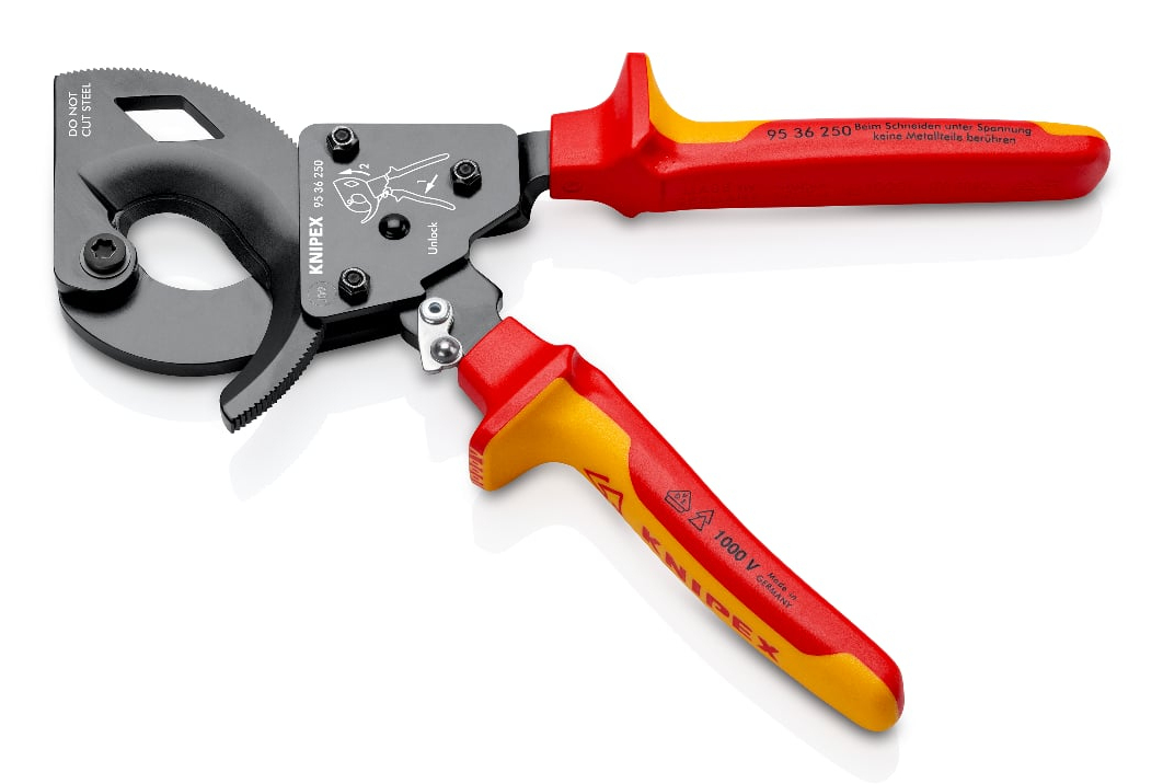 KNIPEX Kabelschneider - Lacquered Black, Ansicht 3