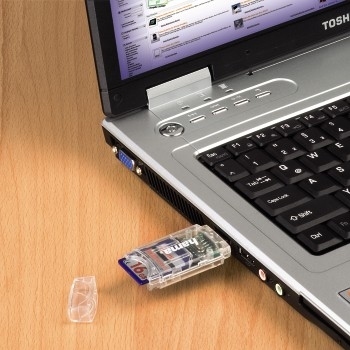 Hama Kartenleser - 8-in-1 (MMC, SD, miniSD, microSD, MMCplus, SDHC), Ansicht 4