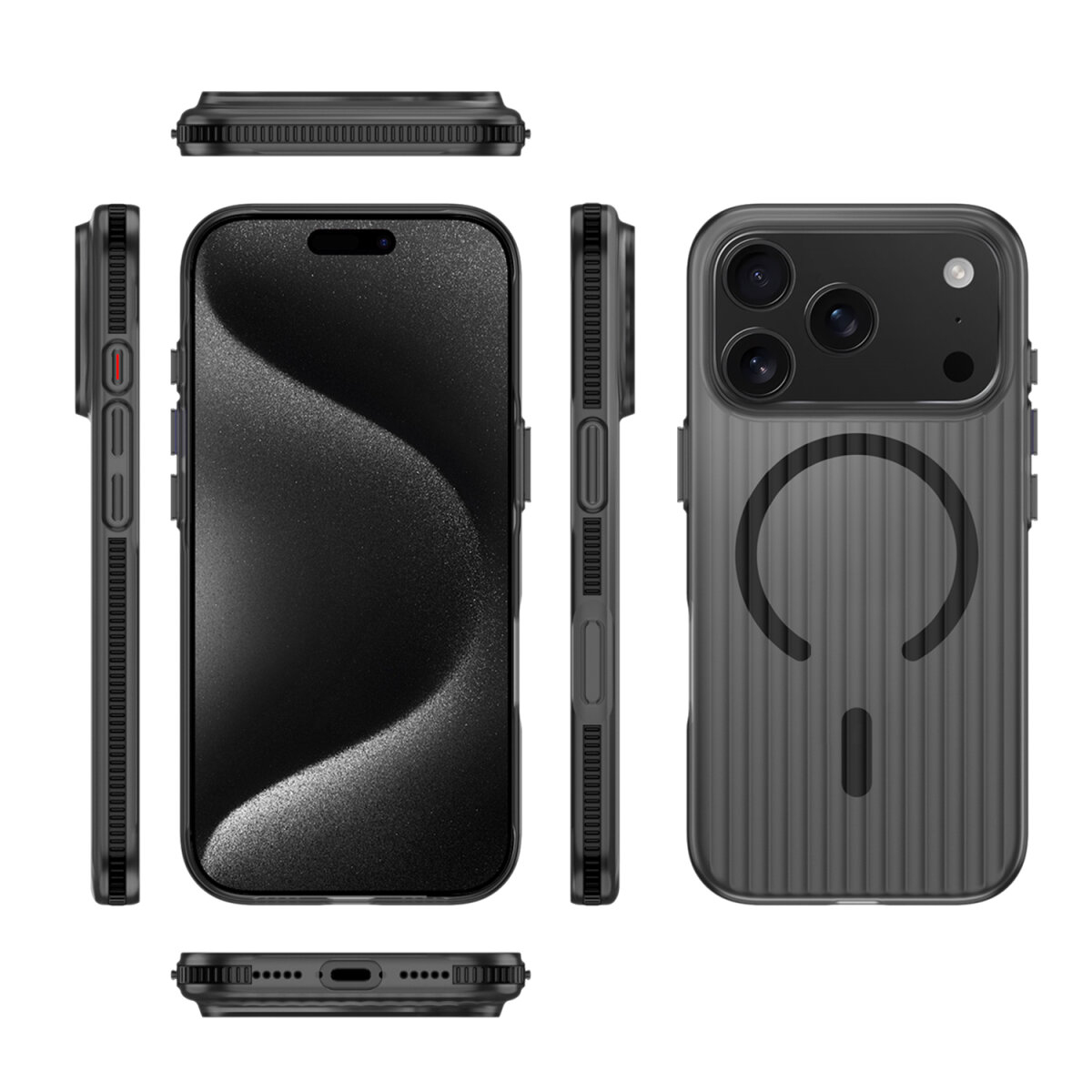 4smarts Design Case Aero für iPhone 17 Pro schwarz, Ansicht 2