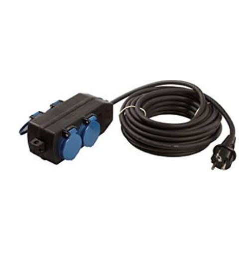 Bachmann Steckdosenleiste - Wechselstrom 230 V - 3500 Watt - Ausgangsanschlüsse: 4 (4 x CEE 7/3), Ansicht 2