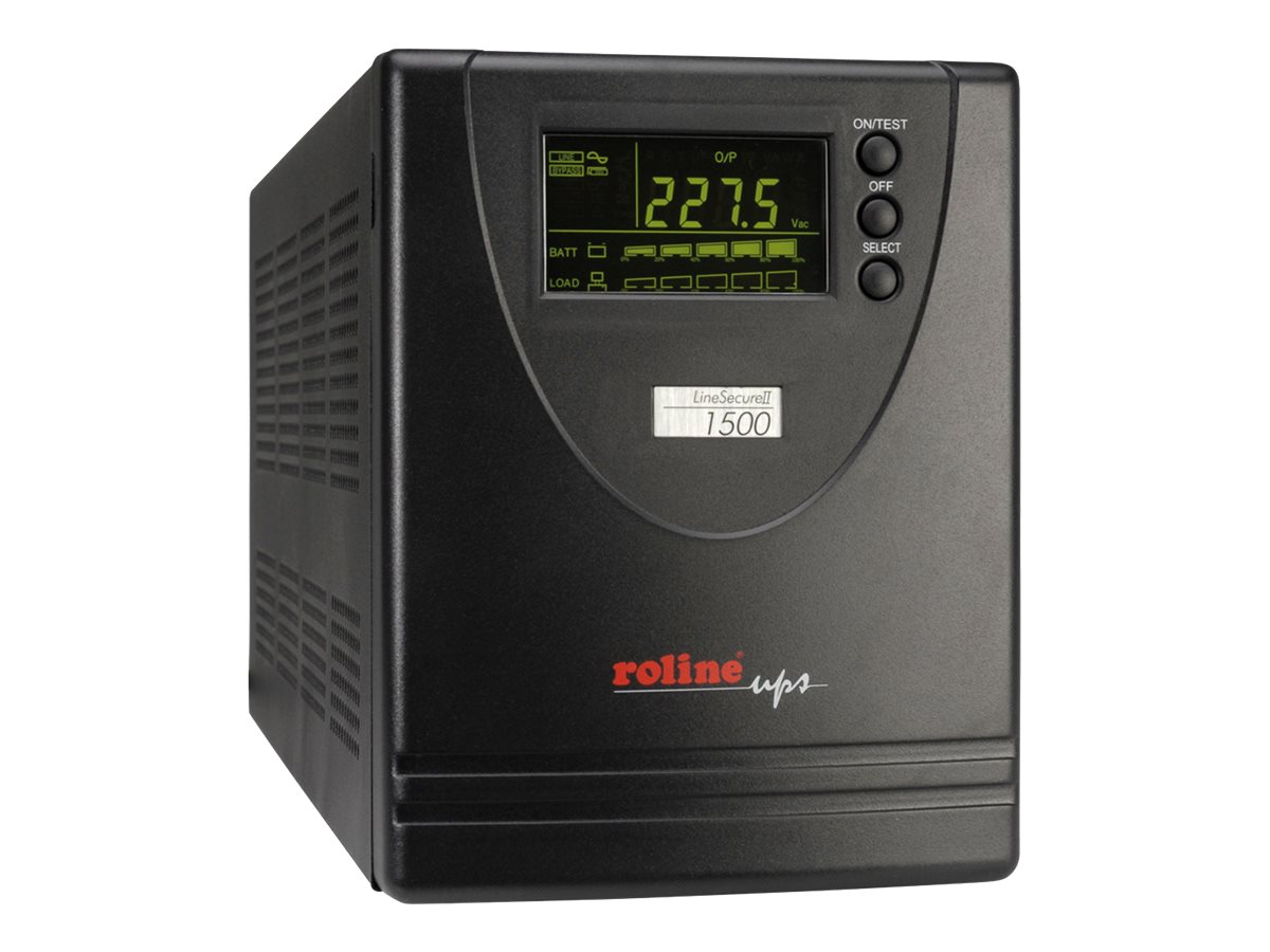 ROLINE LineSecure II 1500 - USV - Wechselstrom 230 V - 960 Watt - 1500 VA - Ausgangsanschlüsse: 6