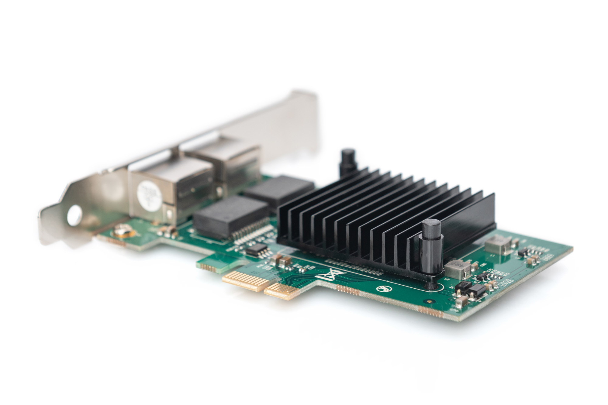 DIGITUS Dual Gigabit Ethernet PCI Express Karte, 2-Port, Ansicht 2