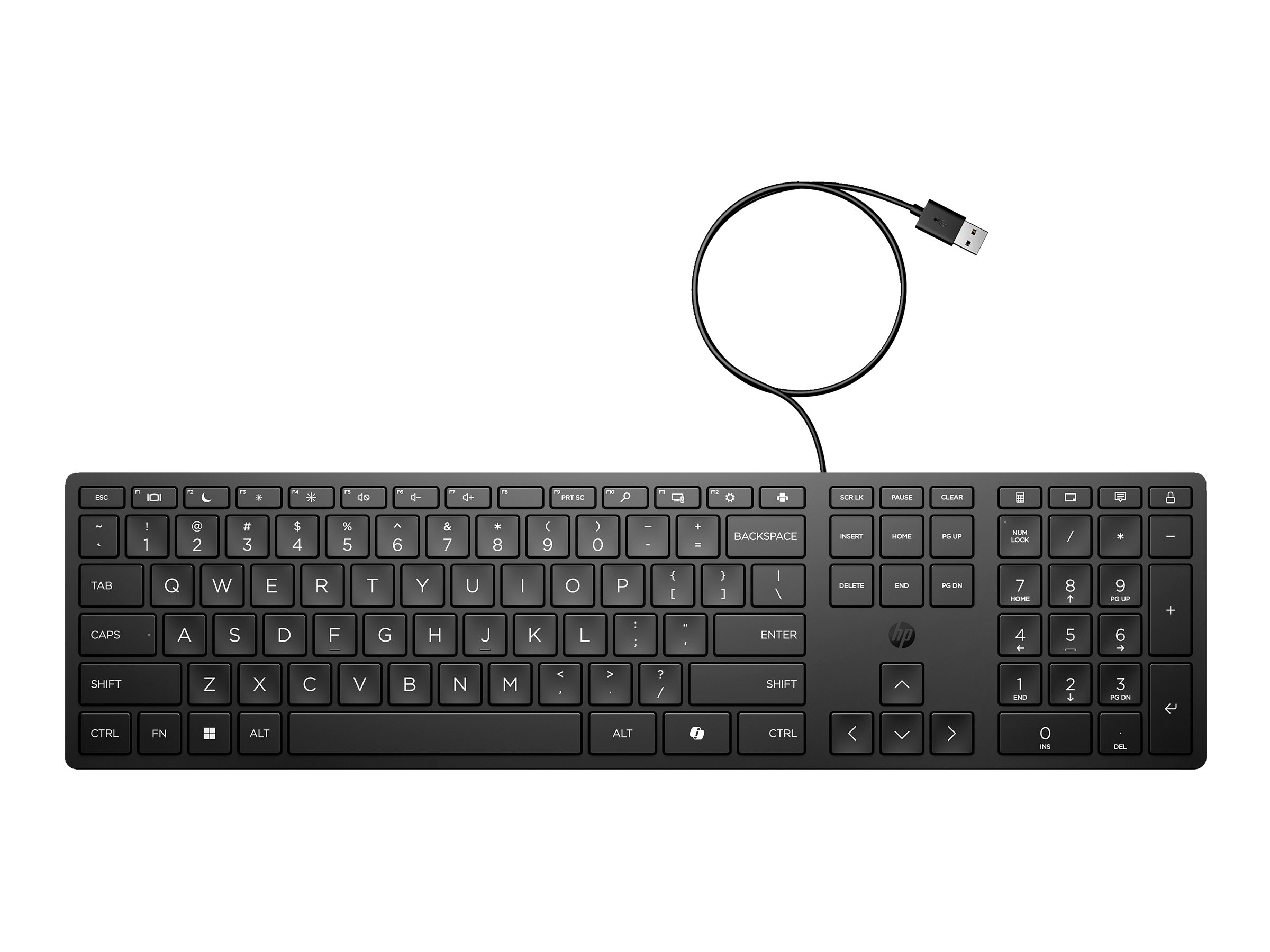HP Desktop 320K - Tastatur - USB - Spanisch