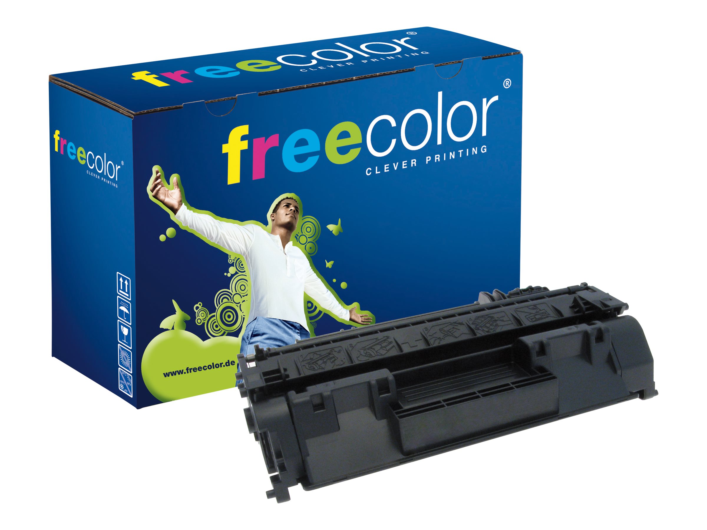freecolor 110 g - Schwarz - kompatibel - Tonerpatrone (Alternative zu: HP 05A)