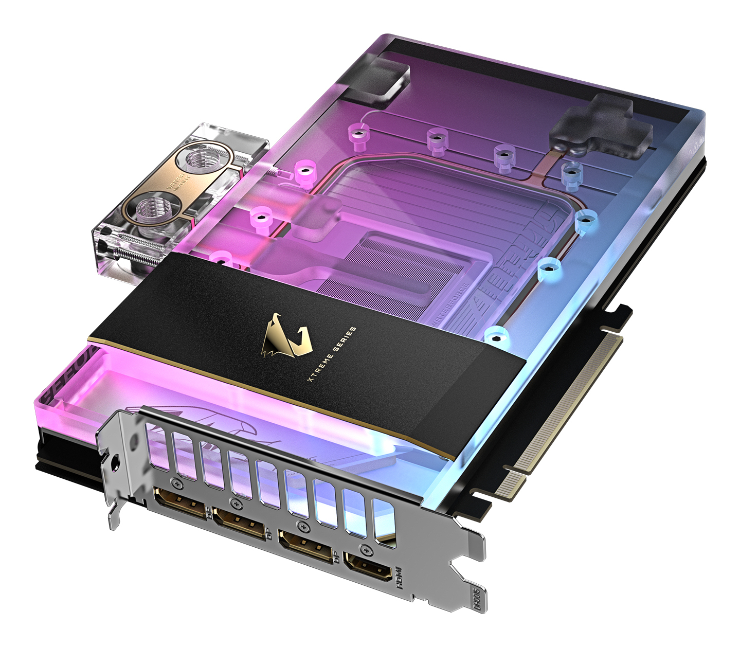 Gigabyte AORUS GeForce RTX 5090 XTREME WATERFORCE WB 32G, Ansicht 3