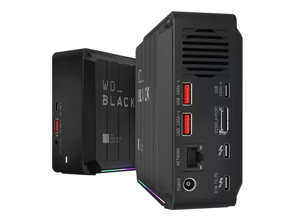 WD WD_BLACK D50 Game Dock WDBA3U0010BBK - Dockingstation, Ansicht 4