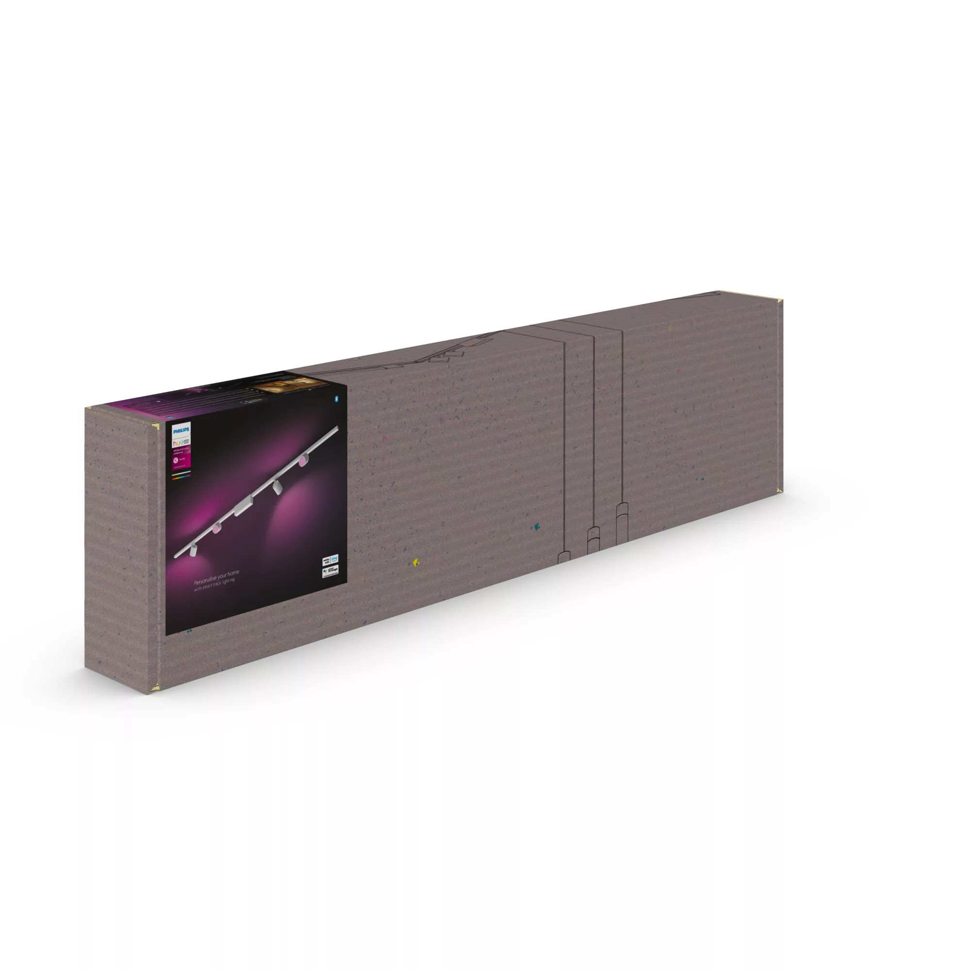 Philips Hue White and Color Ambiance Perifo - Strahlerset für Schiene - Weiß, Ansicht 2