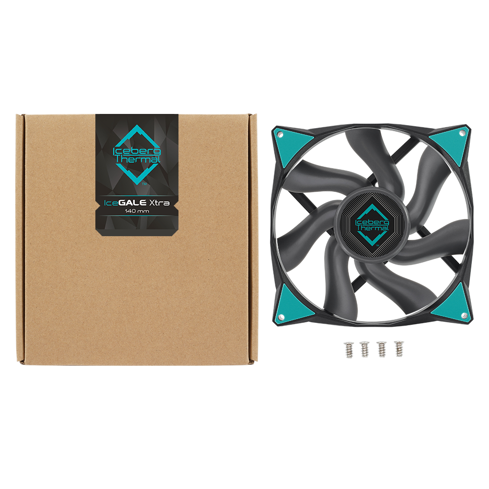 Iceberg Thermal IceGALE Xtra - Ventilator - 14 cm - 500 RPM - 2500 RPM - 47 dB - 169 cfm, Ansicht 4