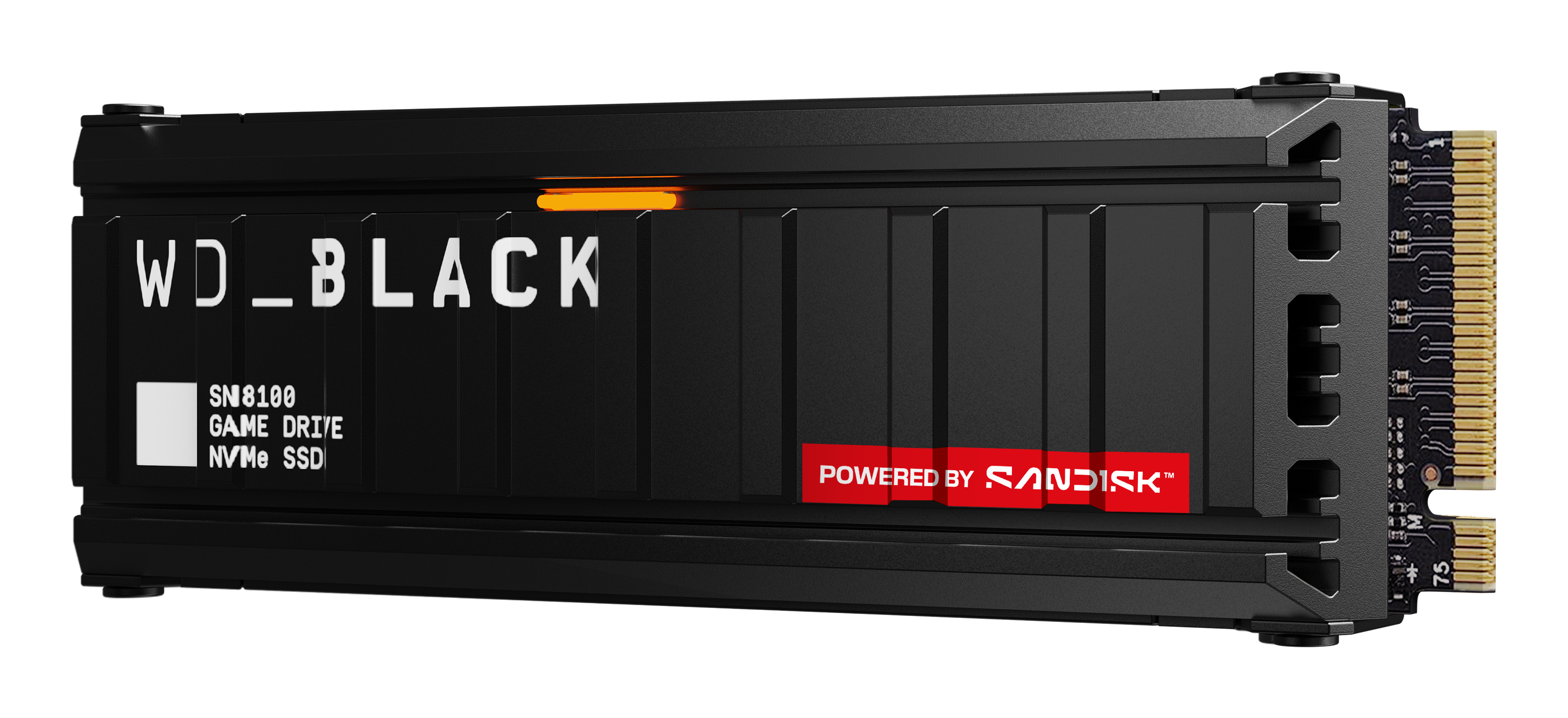 WD_BLACK SN8100 WDS200T1XHM-00CMT0 - SSD - verschlüsselt - 2 TB - intern - M.2 2280 - PCI Express 5.0 x4 (NVMe), Ansicht 3