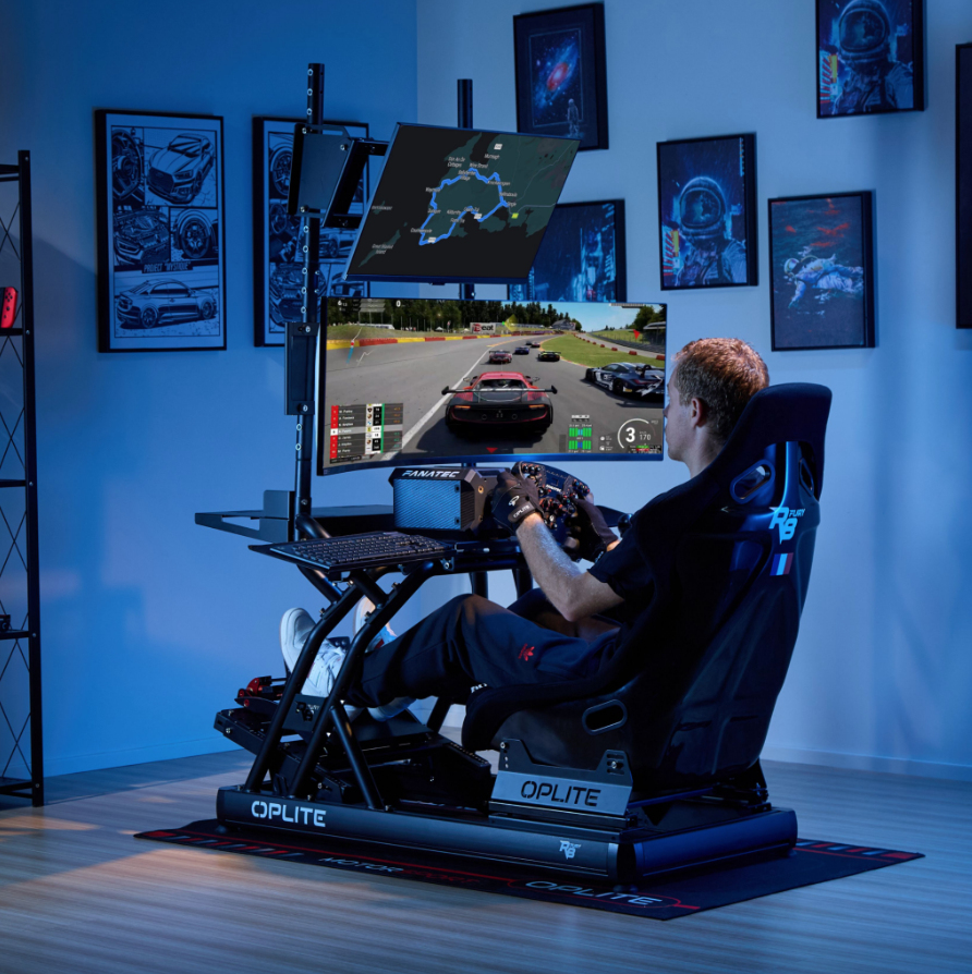 Oplite Monitor Mount R8 On Top Single black retail, Ansicht 4