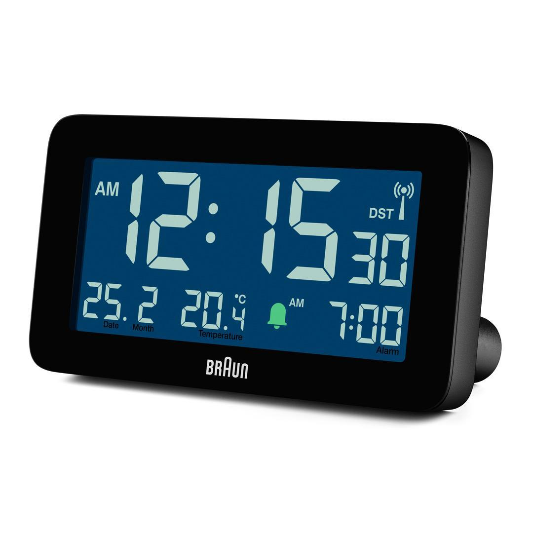 Braun BC10 - Digitaler Wecker - Rechteck - Schwarz - 12/24 h - F - °C - LCD, Ansicht 3